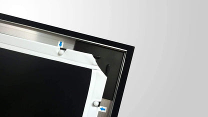 Upgrade Your Home Theater with the STR Series 92" 4K/8K Ultra HD Fixed Frame Projection Screen - Perfect for HDR & Active 3D Movies!