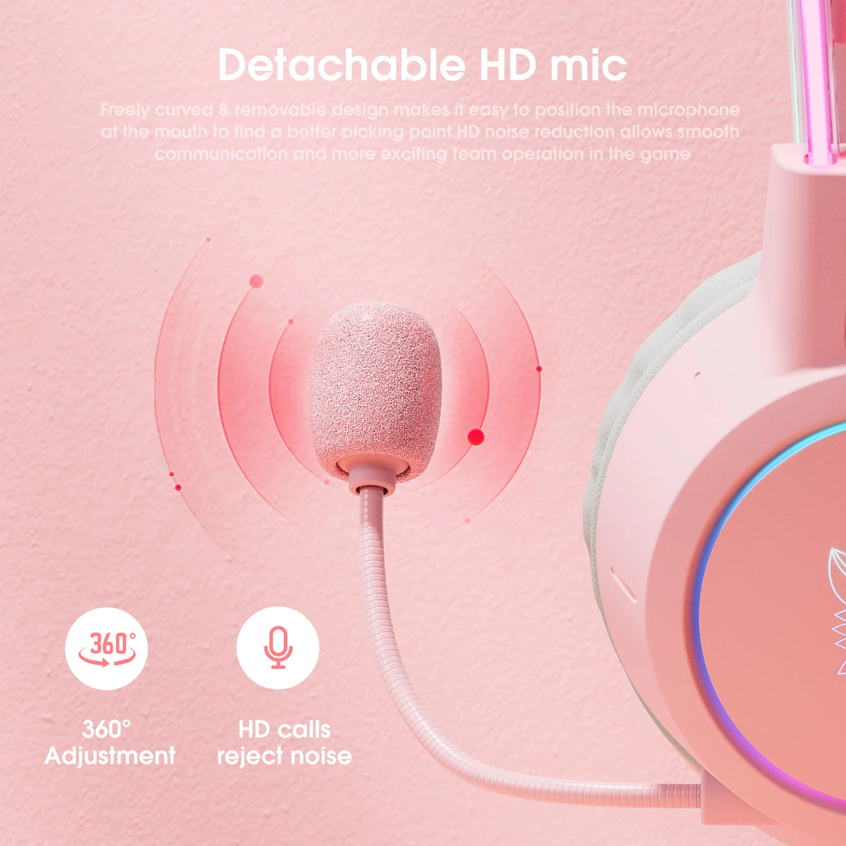 X15 Pro RGB Wired Gaming Headphones with Flexible Mic & Button Control - Perfect for PC Gamers