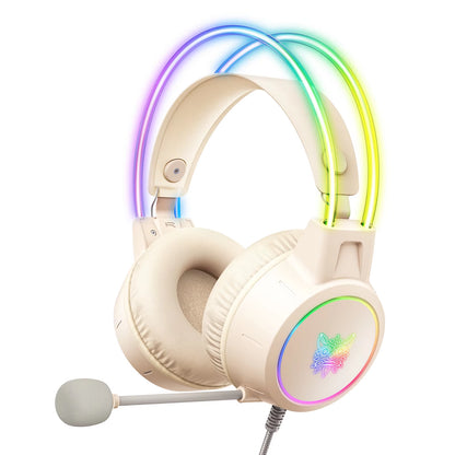 X15 Pro RGB Wired Gaming Headphones with Flexible Mic & Button Control - Perfect for PC Gamers